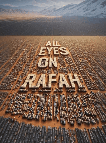 ‘All Eyes on Rafah’ image shared by millions on Instagram following Israeli airstrike