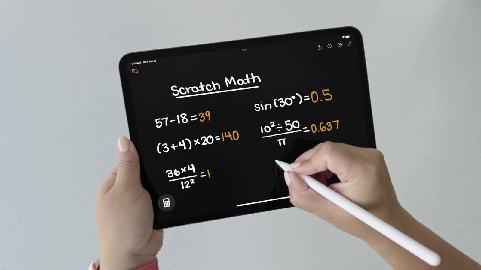 Apple Introduces iPadOS 18 Featuring AI-Powered Calculator App, Math Notes, and Smart Script in Notes
