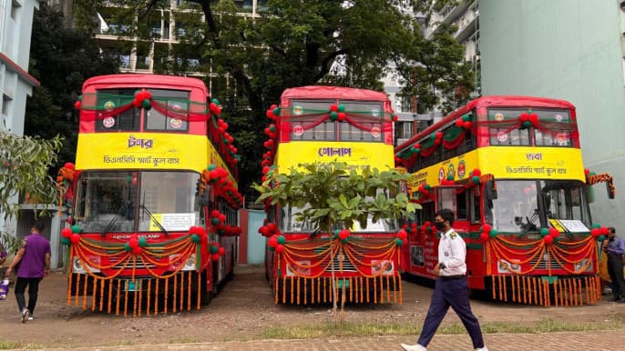 Smart school bus launched in Dhaka