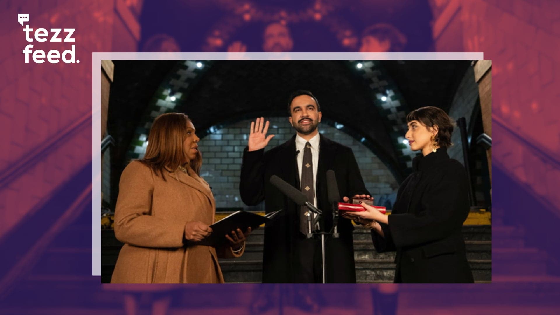 Zohran Mamdani Sworn in as New York's First Muslim Mayor, Takes Oath on the Holy Quran 