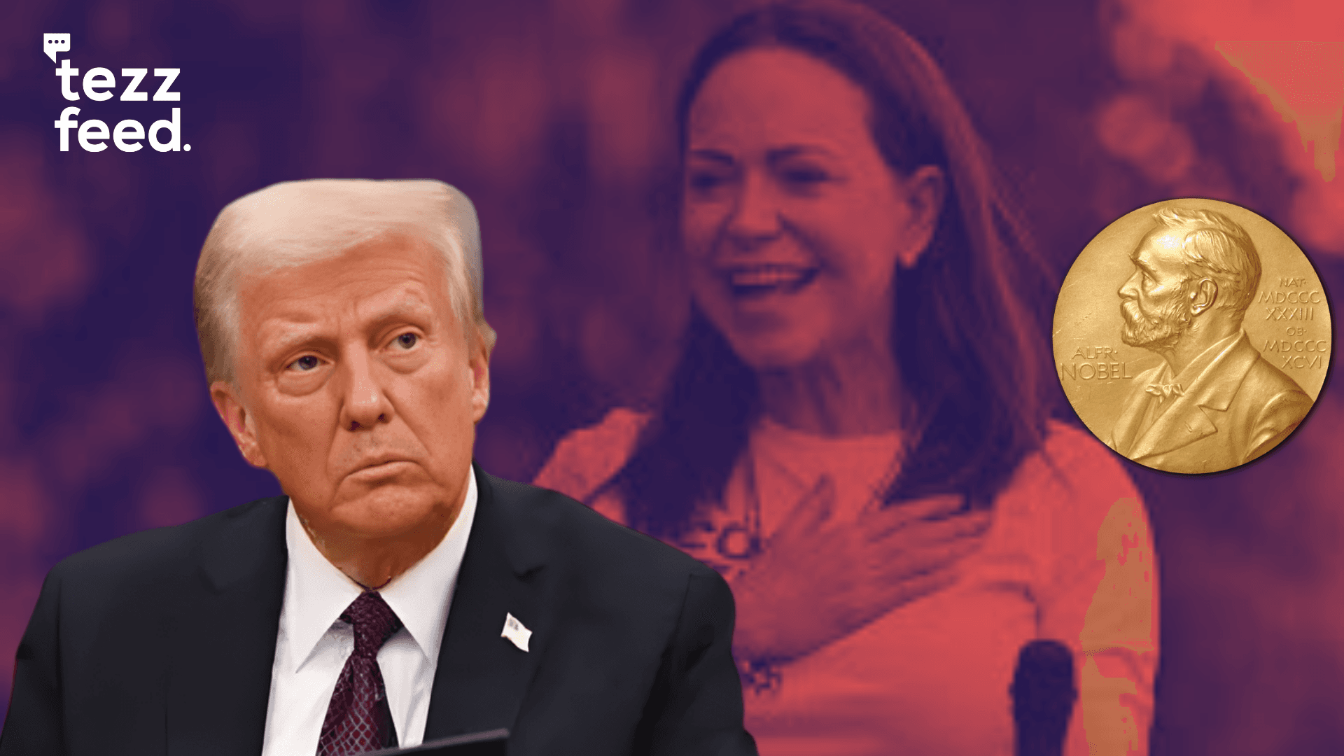 Venezuelan Leader Machado Suggests Sharing Her Nobel Prize with Trump