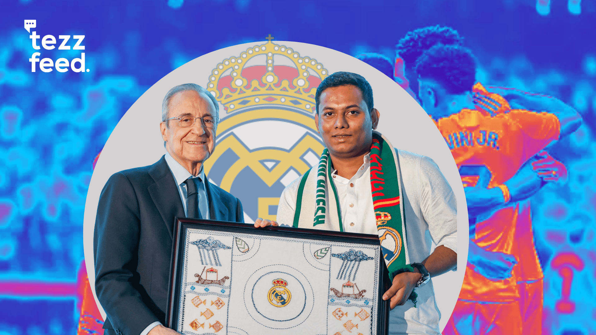Bangladesh Gifts Traditional Nakshi Kantha to Real Madrid President