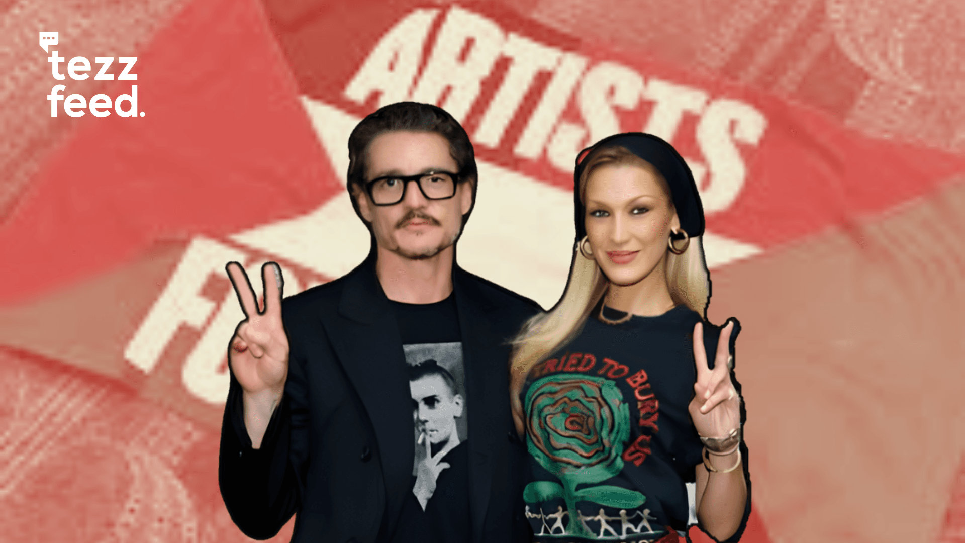 Bella Hadid and Pedro Pascal Lead LA Charity Event Supporting Palestinians and Sudanese
