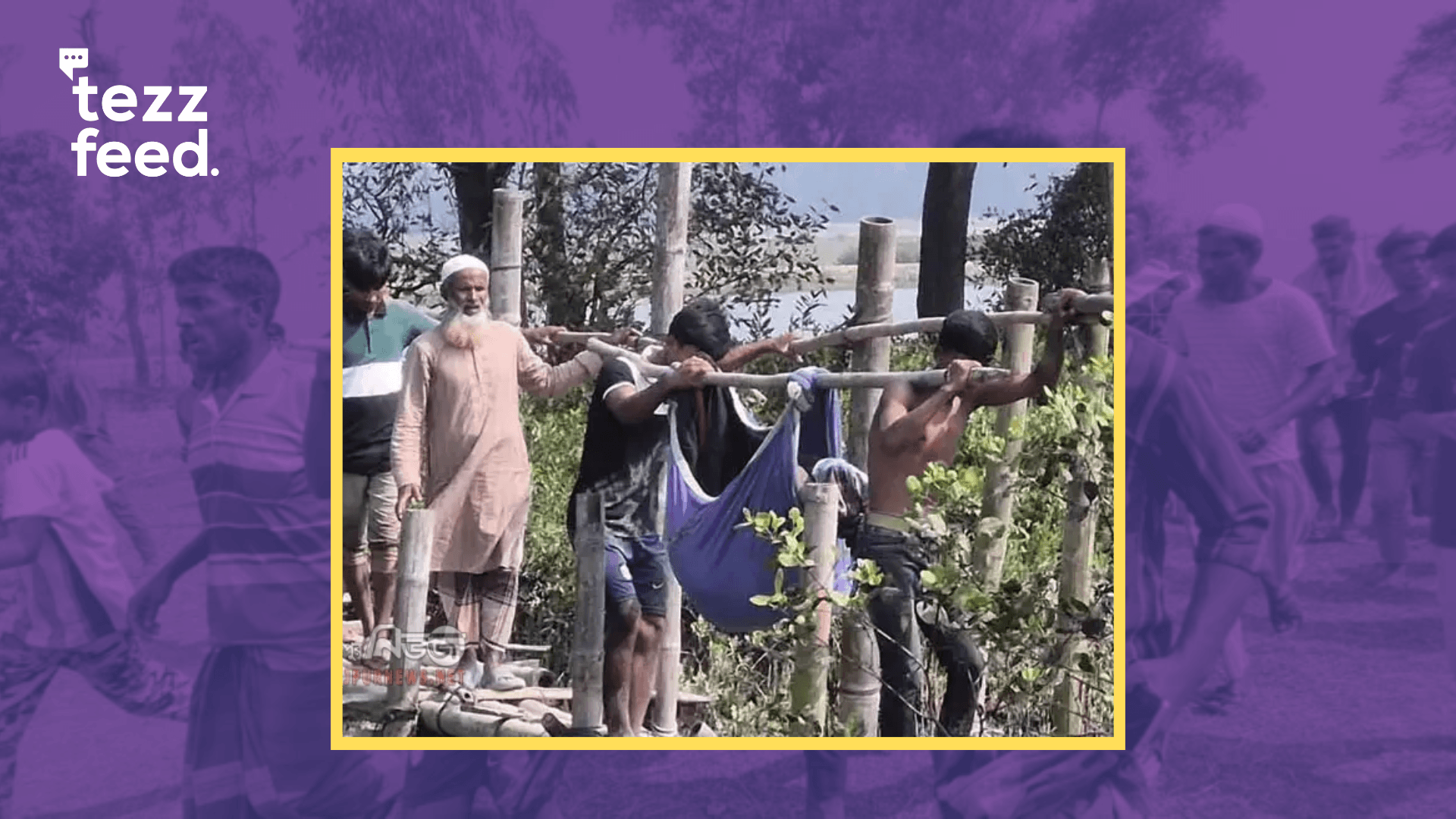 Bangladeshi Man Loses Leg in Landmine Blast at Teknaf Border; Locals Rush Him to Hospital