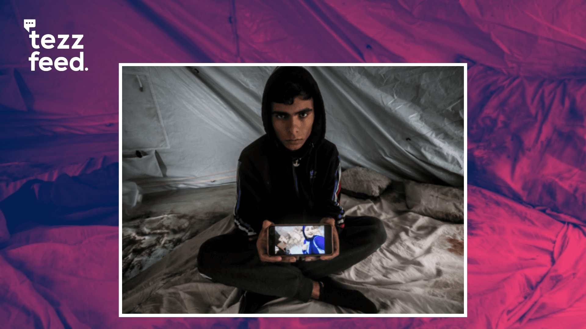 Newlywed Gaza Man Loses Wife Two Days After Wedding as Tent Wall Collapses, Leaving Blood-Stained Bed Behind
