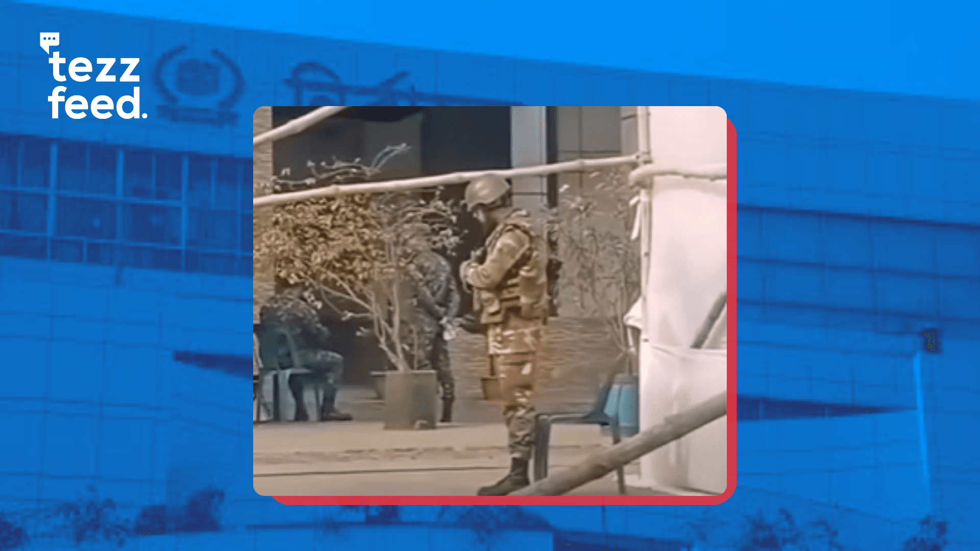 On-Duty Soldier Performs Namaz on Street Outside Election Commission
