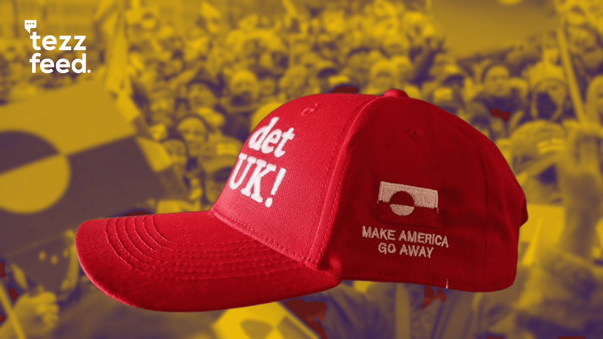 ‘Make America Go Away’: Protesters in Denmark and Greenland Mock Trump with Red Caps