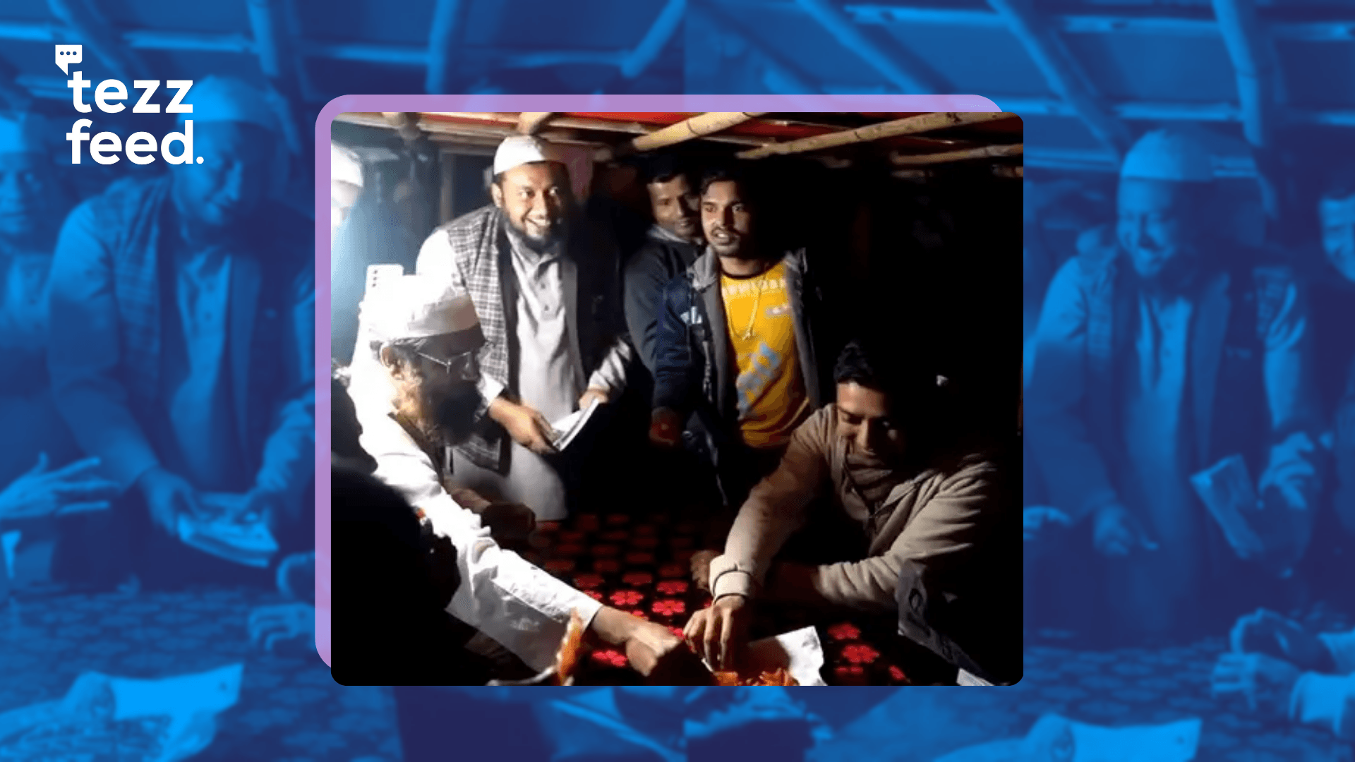 Politics in Mohammadpur Enters a New Phase - Mamunul Haque was seen feeding Bobby Hajjaj jilapi