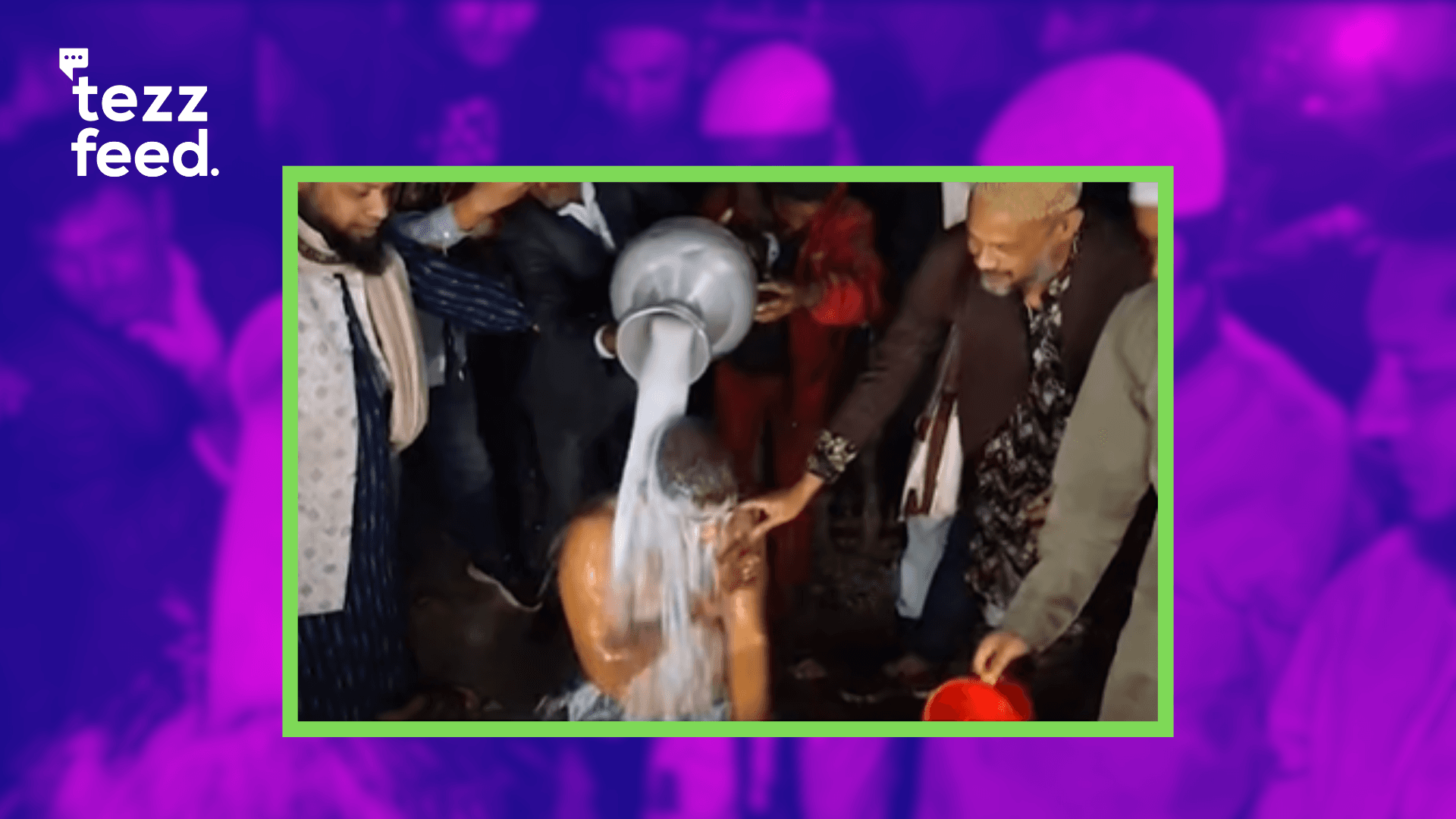 Local BNP Leaders Bathe in Milk Before Joining Jamaat