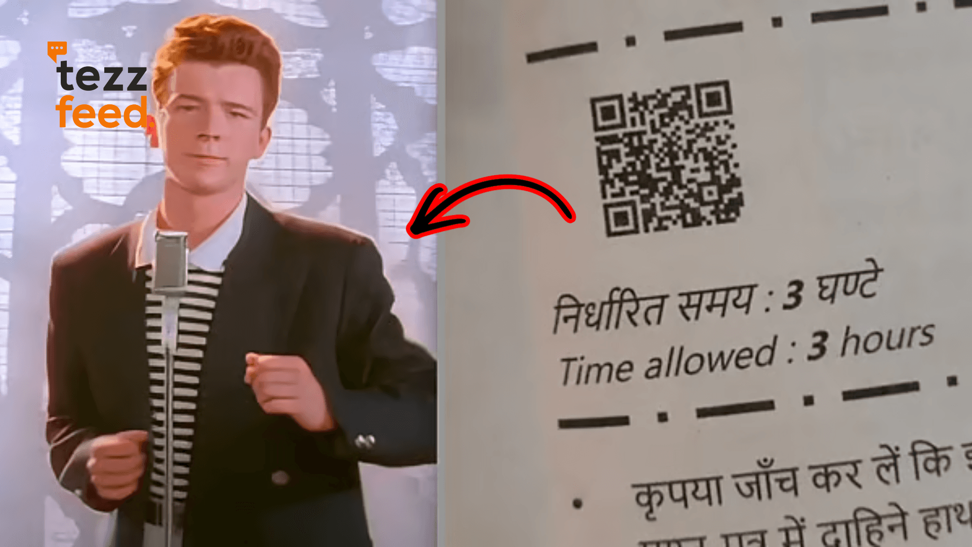 Math Exam QR Code in India Sends Students to Rickroll Video