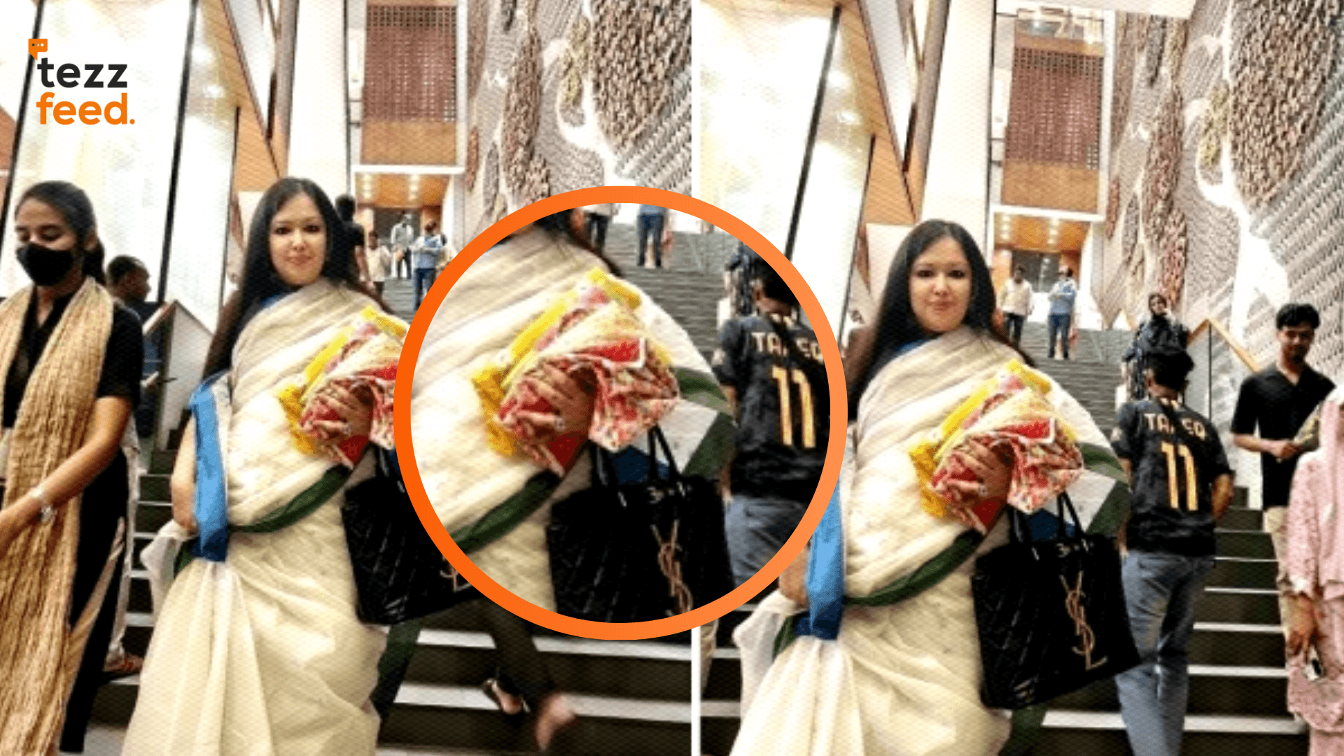 Refuses to Pay for Shopping Bag: Rumeen Farhana Leaves Aarong Carrying Clothes in Her Arms