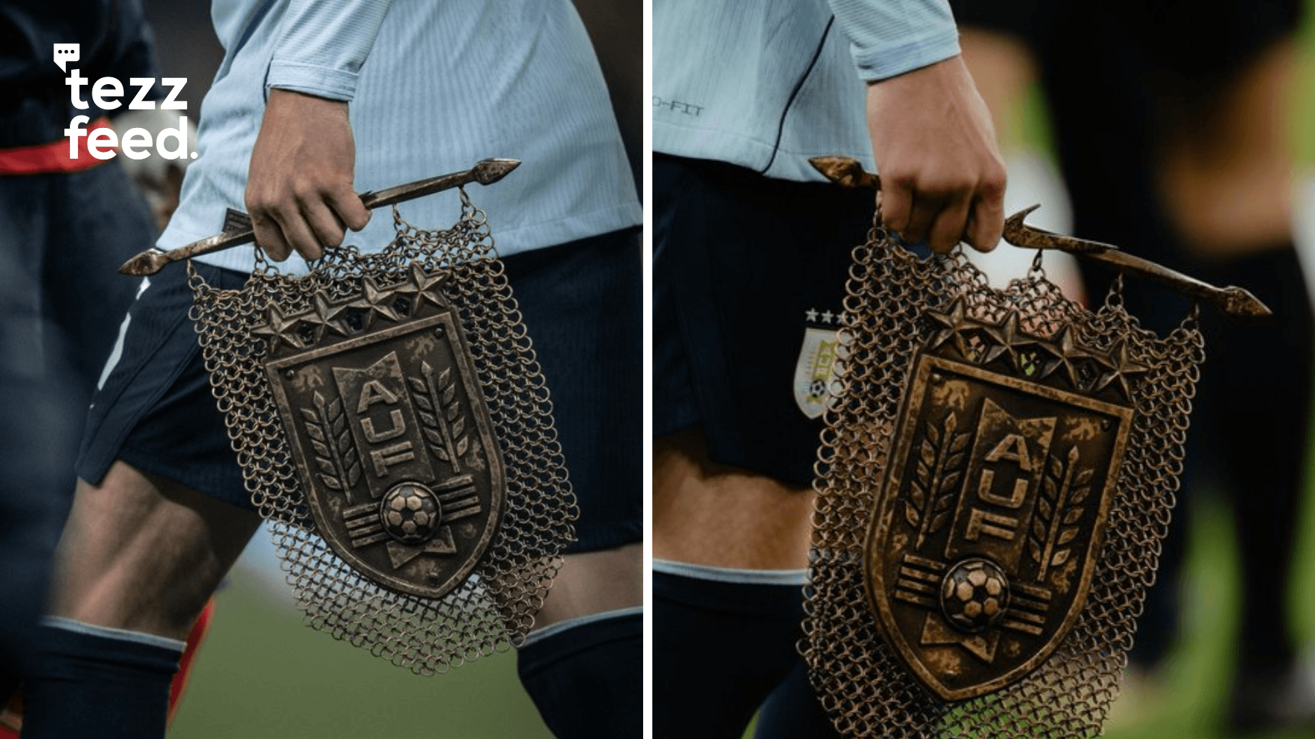Uruguay Captain Valverde Makes Statement with Unique Pitch Banner