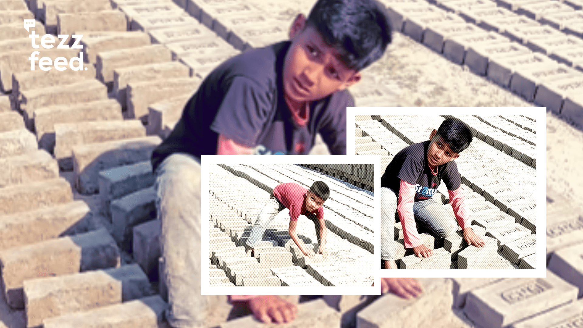 Two Brothers Work in a Brick Factory, Earn Just 10 Taka for 1,000 Bricks