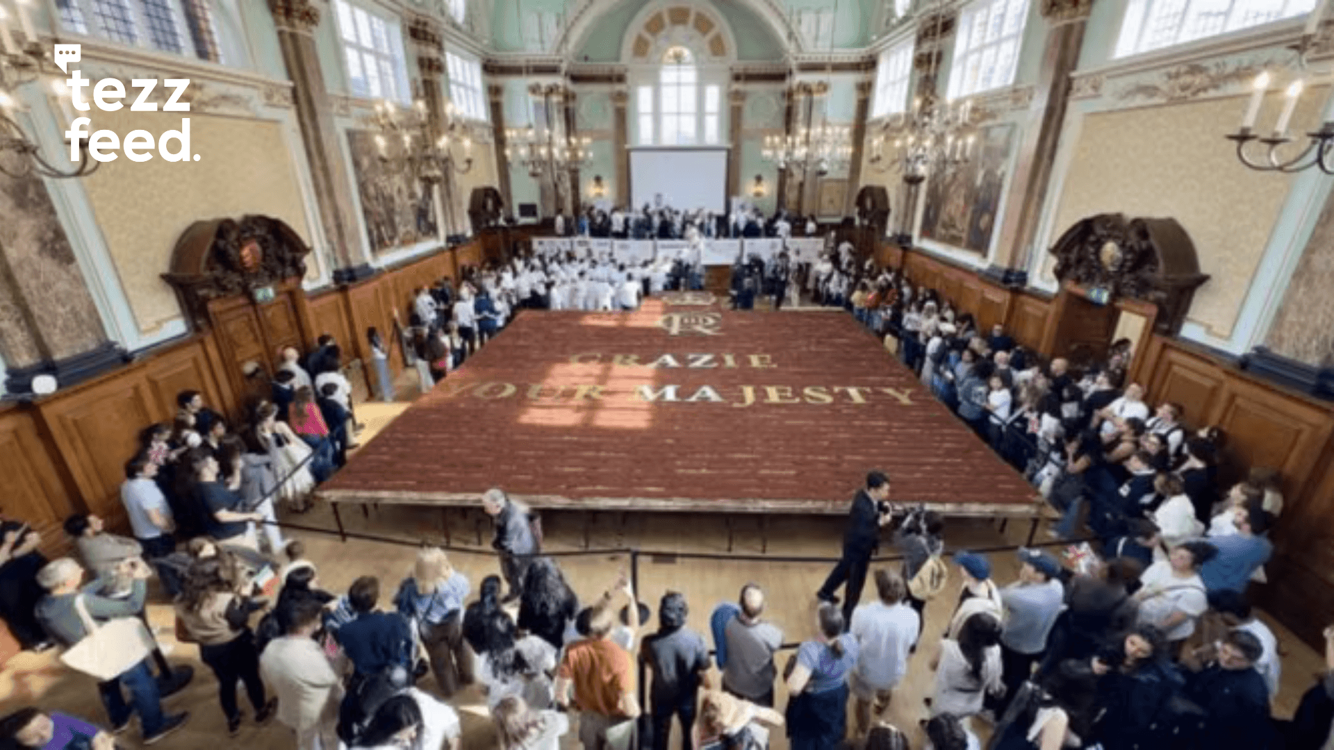 London’s 1,445ft Tiramisu Sets a Guinness World Record, Serving up a Dessert Truly Fit for a King