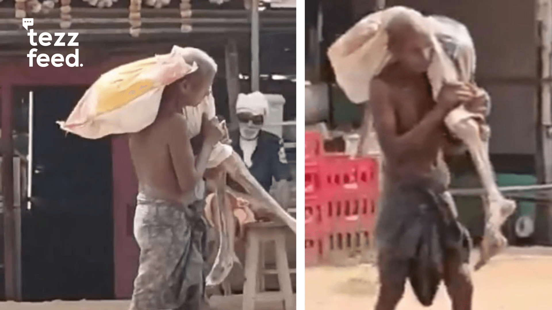 Poor Man takes dead sister’s skeleton to bank in India to withdraw her savings