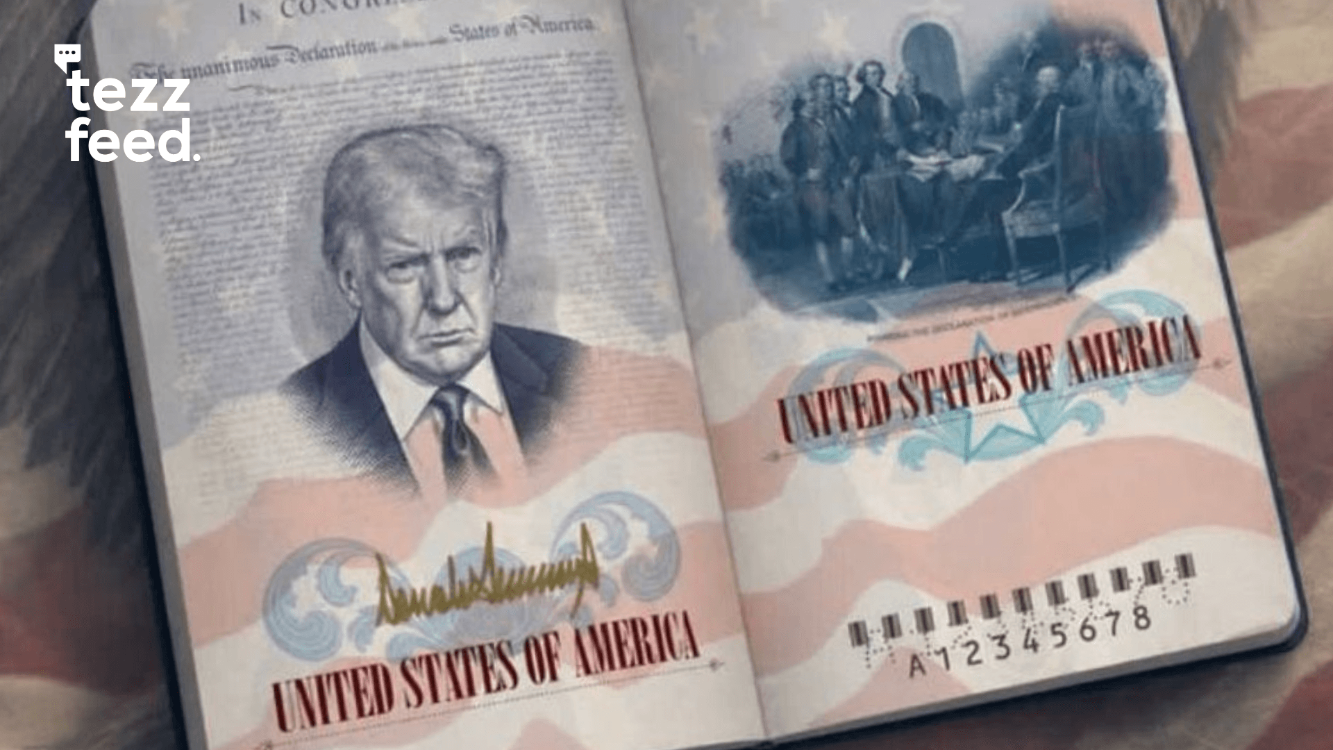 US to Issue ‘America250’ Passports Featuring Donald Trump’s Image
