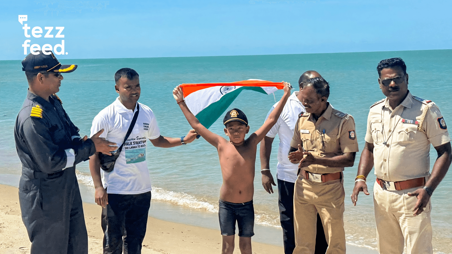 7-Year-Old Ishank Swims 29km from Sri Lanka to India in Under 10 Hours, Sets World Record