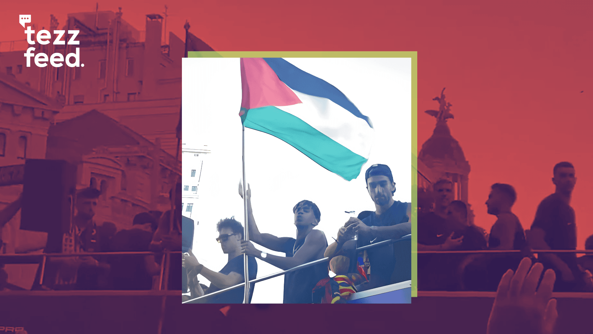 Lamine Yamal Seen Holding Palestinian Flag During FC Barcelona’s La Liga Celebration