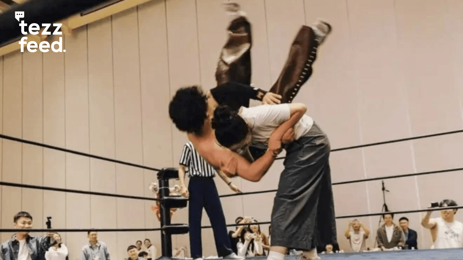 Chinese couple turns wedding into wrestling match, loser to do household chores for life