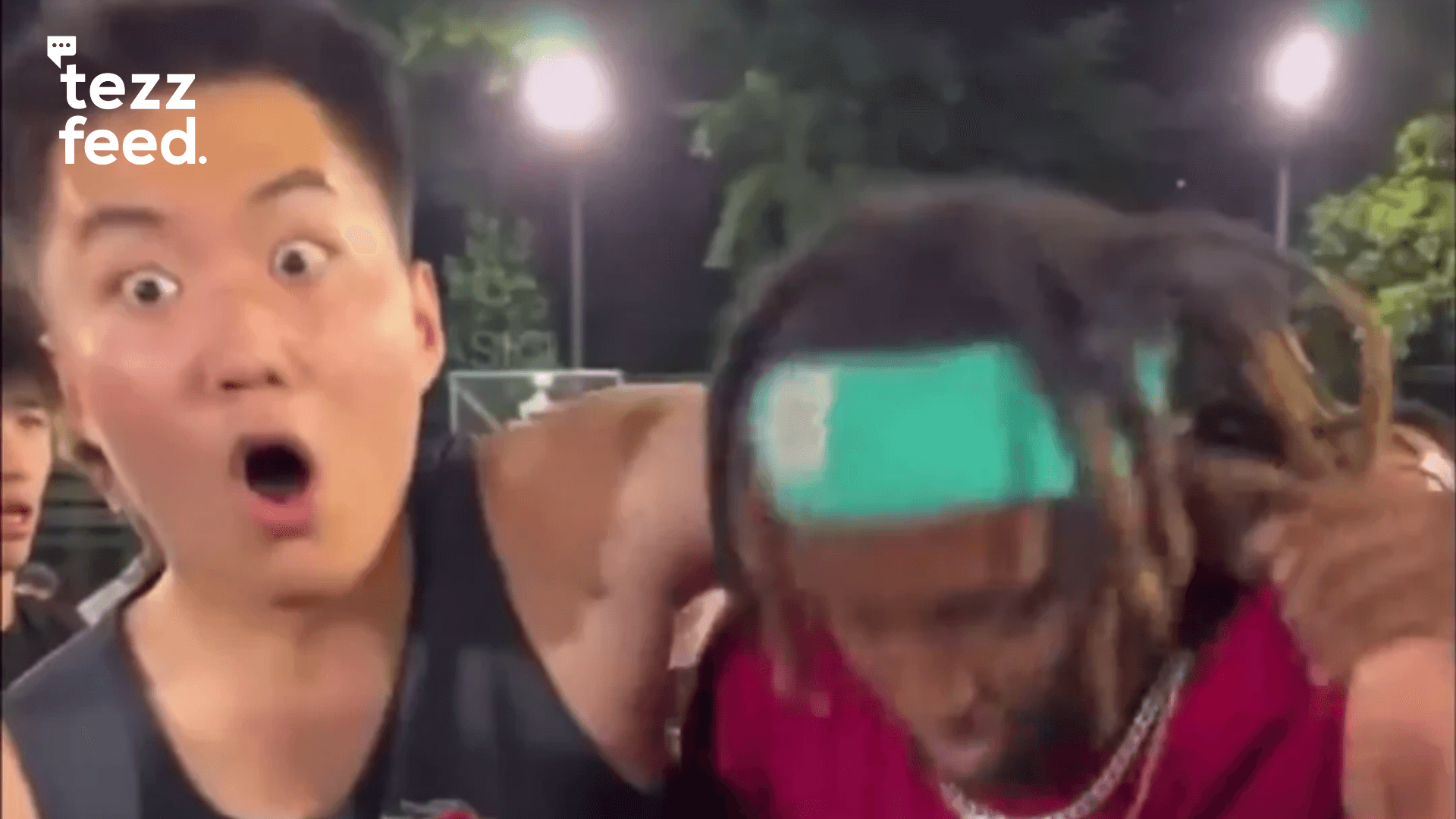 Foreign Bystander Comes to the Rescue After Man Dislocates Shoulder During Basketball Game