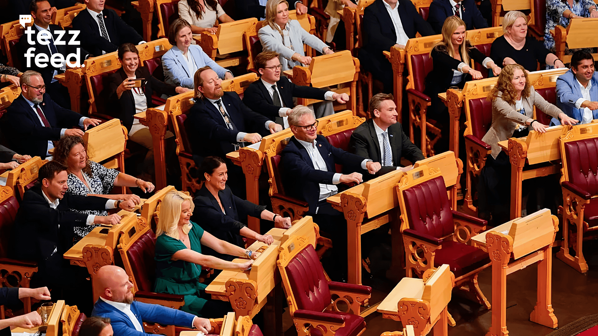 Norway’s Parliament Goes Viral With ‘Viking Row’ Show of Support for Football Team