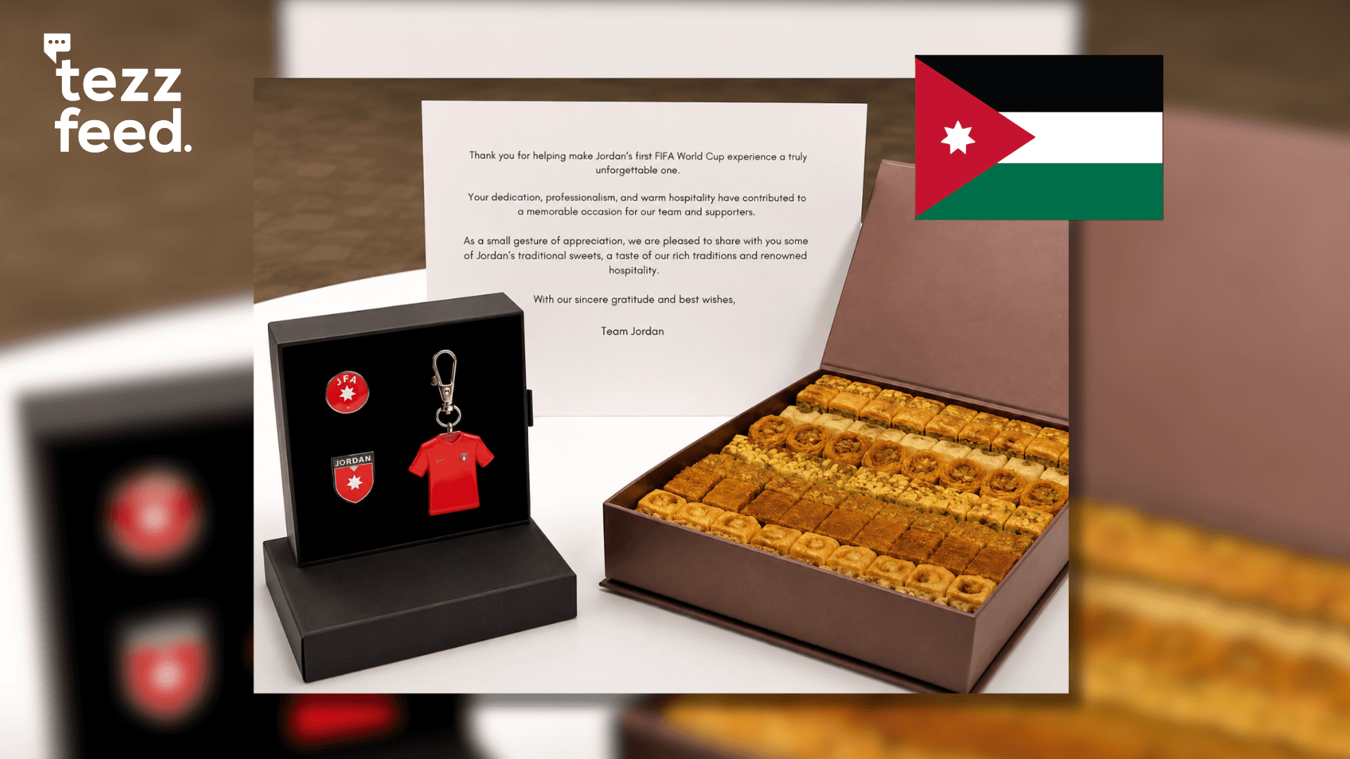 Jordan Team Leaves Sweets and Thank-You Notes in Locker Room After World Cup Exit