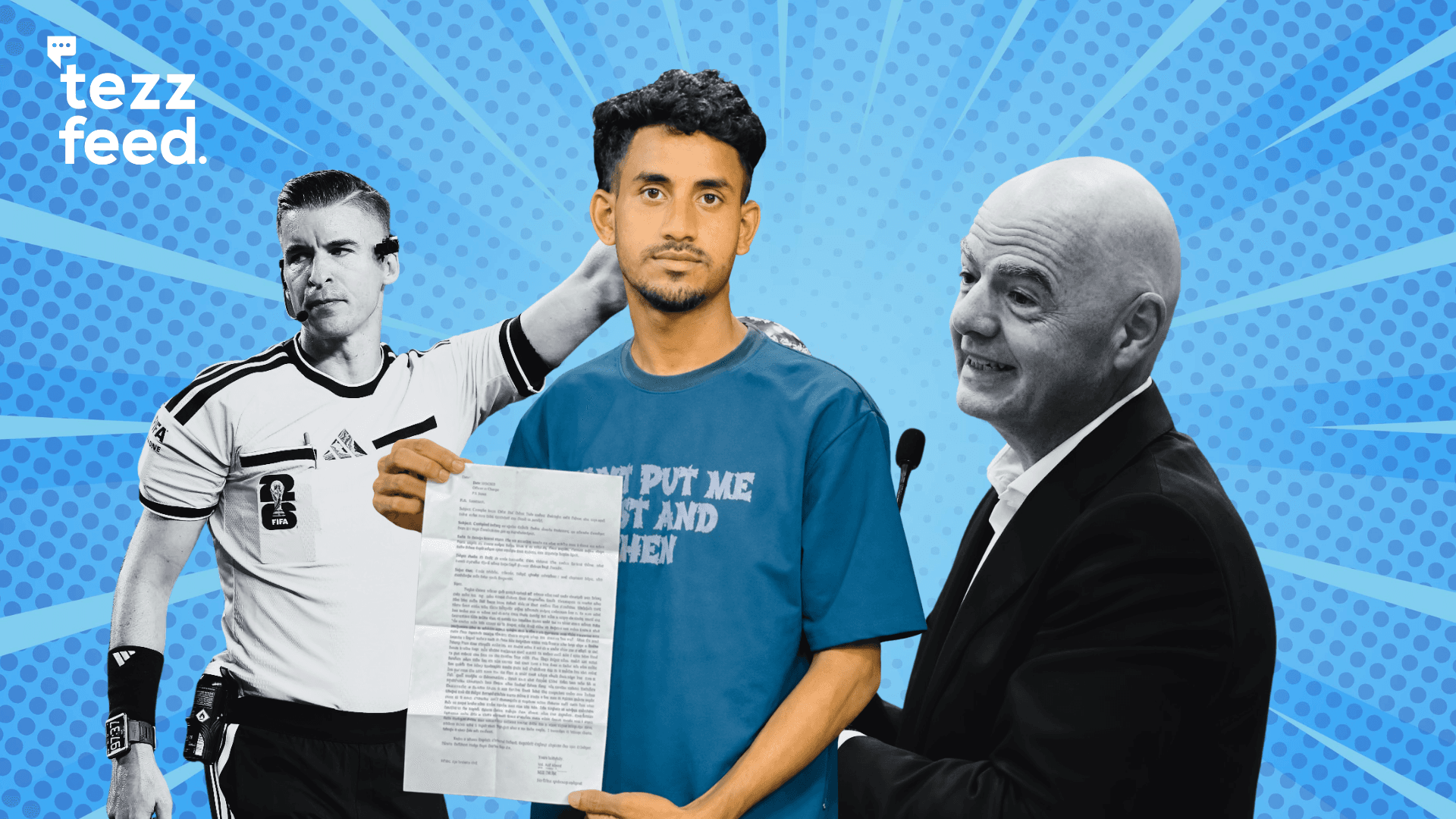 Youth Files Complaint Against FIFA President & Referee at Noakhali Police Station