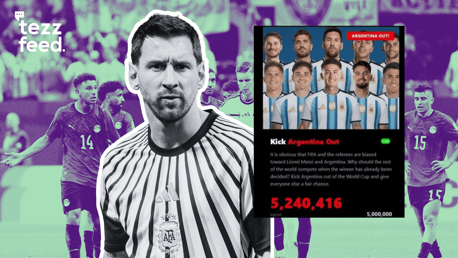 More Than 6 Million People Sign Petition to Remove Argentina From the World Cup Over Referee Bias Claims