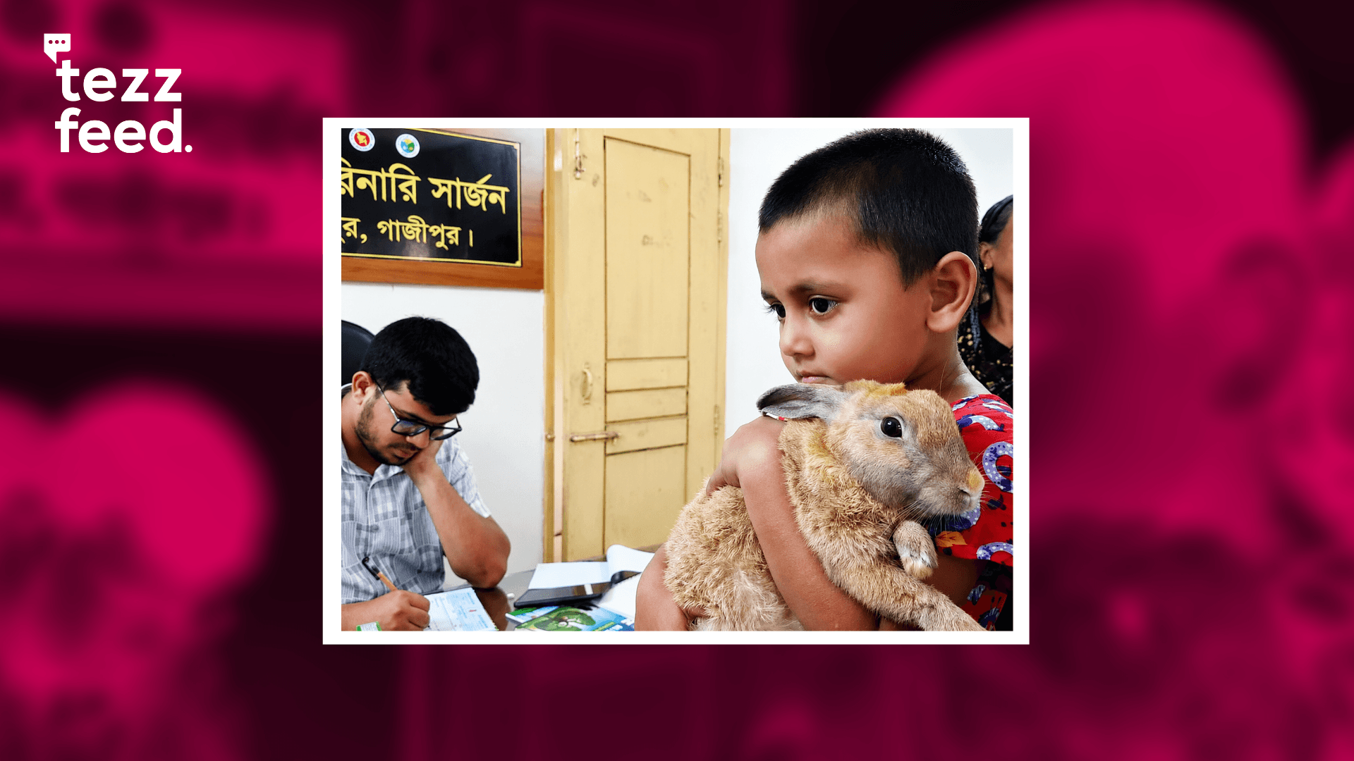 A Little Heart Full of Love: Five-Year-Old Sinha Visits the Doctor With Her Sick Rabbit