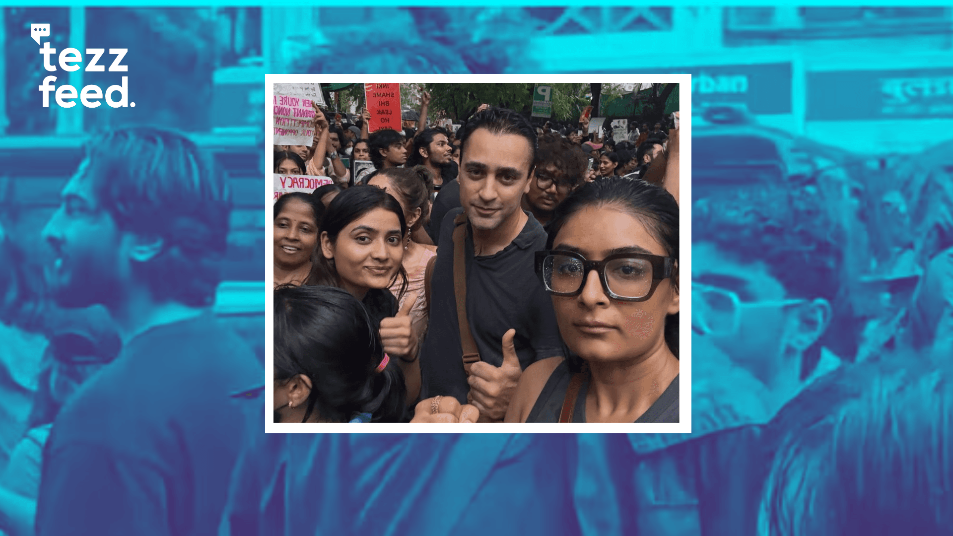 Bollywood Actor Imran Khan Joins Mumbai Students' Protest, Says, 'I'm Here to Show Support and Solidarity'