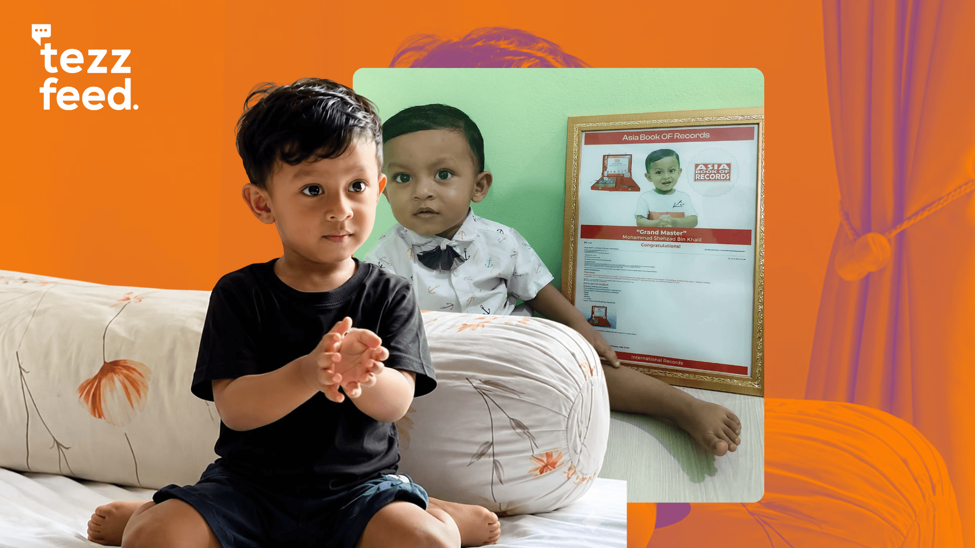 18-Month-Old Child Earns ‘Grand Master’ Title from Asia Book of Records for Exceptional English Skills