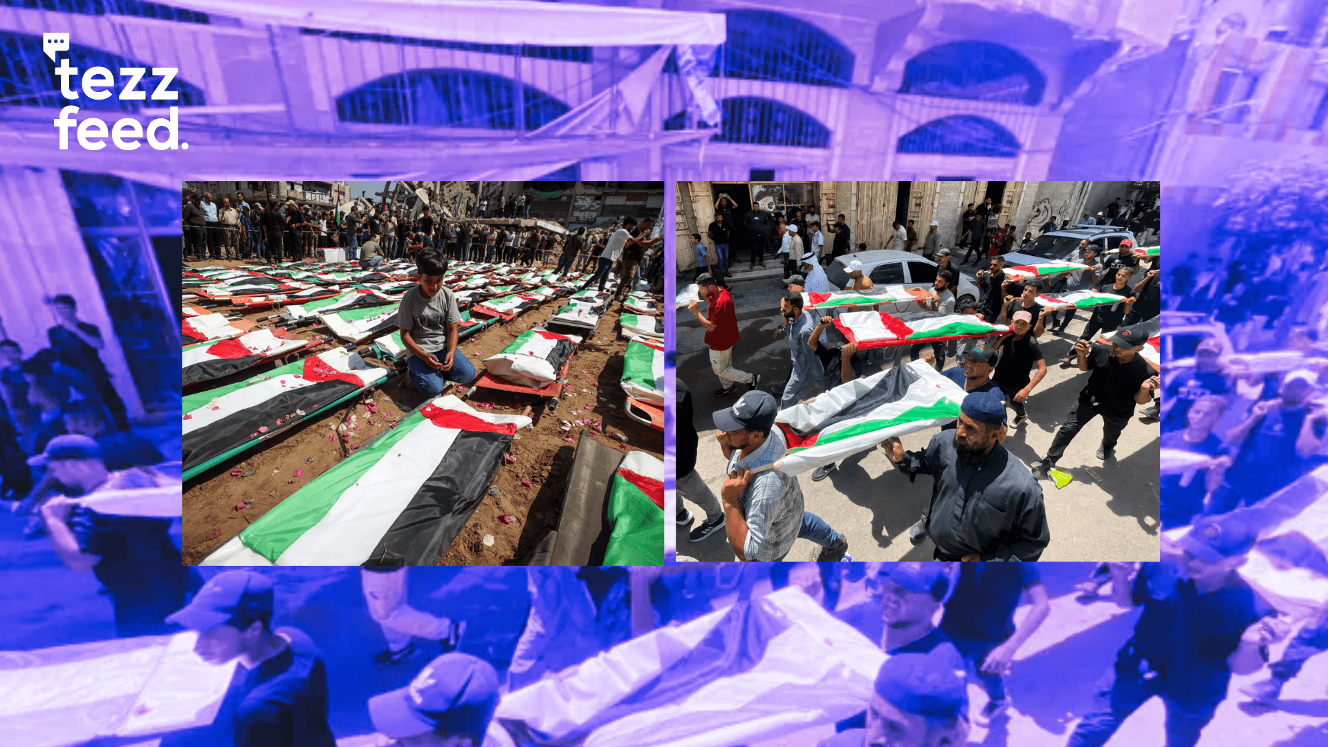Gaza Holds Largest Mass Funeral in Palestinian History as Families Bury Remains of 112 Victims Killed in 2023