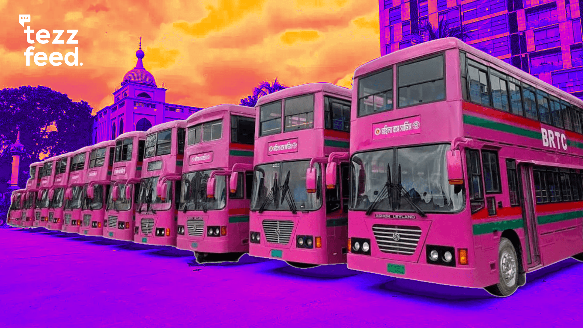 Special Women’s Bus to Launch in Dhaka on Tuesday, with Female Drivers and Conductors