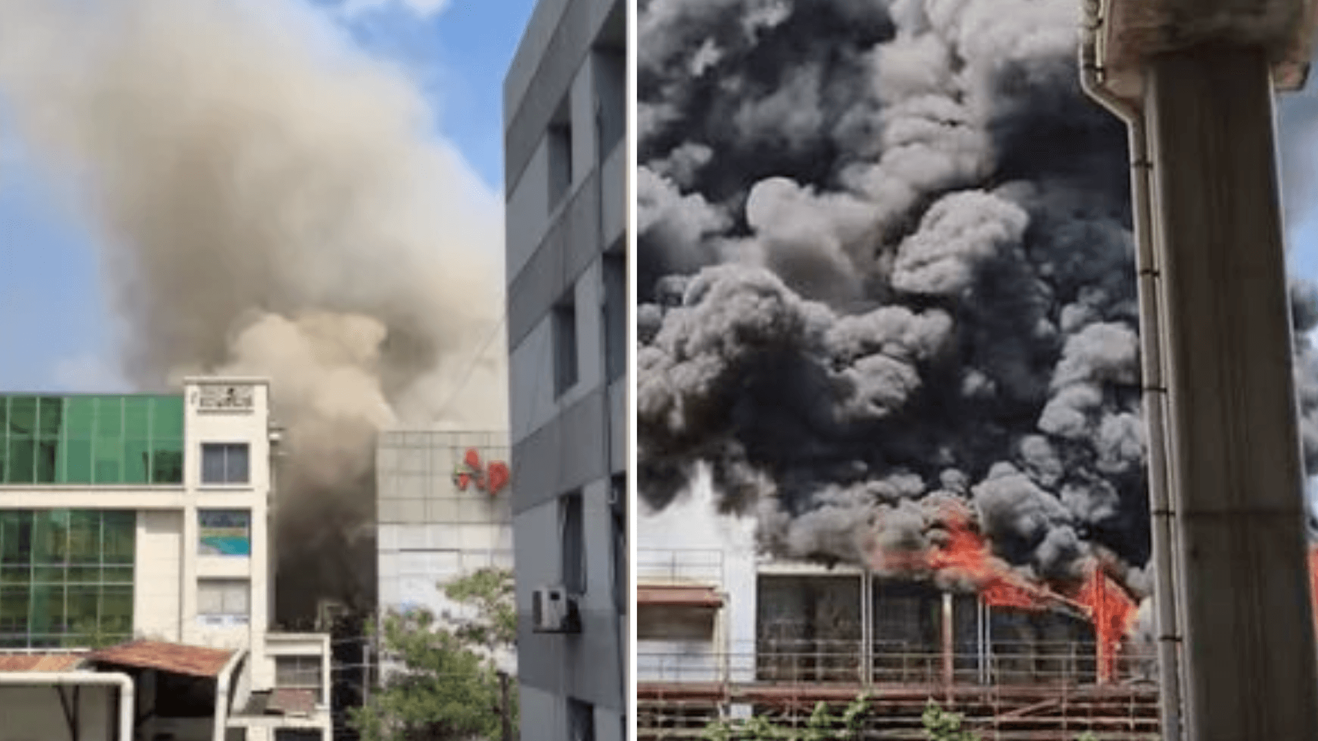 Fires Break Out Within Minutes at Separate Buildings in Dhanmondi and Mohakhali