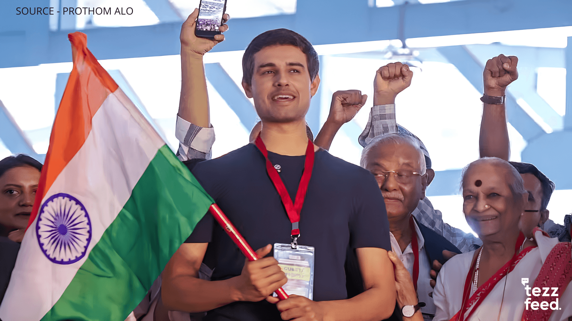 DHRUV RATHEE RELEASED BY POLICE AFTER DETENTION AHEAD OF PROTEST
