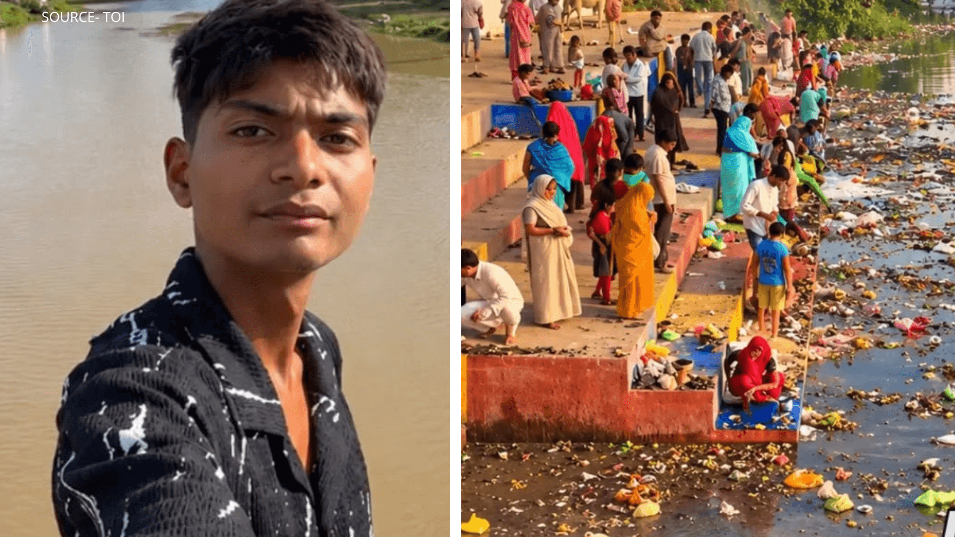 Indian man spends 8 months cleaning river, finds it back to being full of garbage in just 1 month