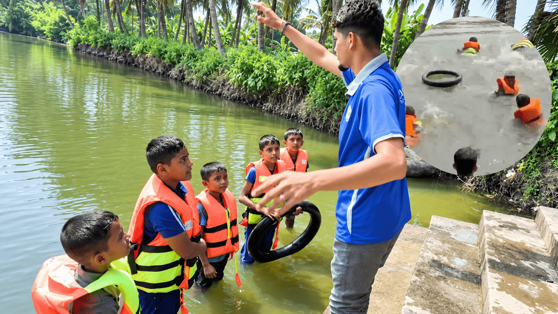 Chandpur School Introduces Swimming Classes for Primary Students
