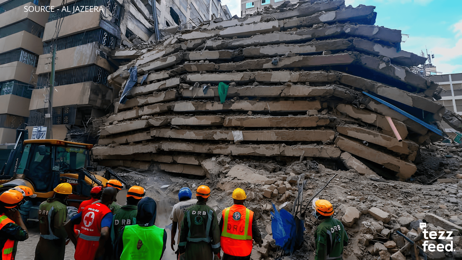 Multistorey building collapses in Kenya, several people feared missing